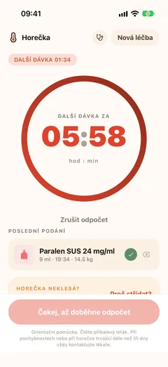 Odpočet do další dávky