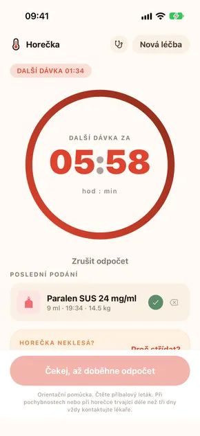 Odpočet do další dávky