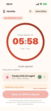 Odpočet do další dávky